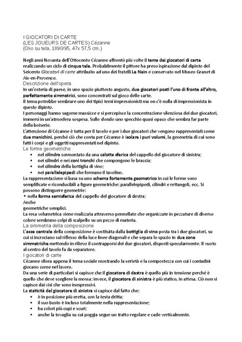 Giocatori Di Carte Cezanne 5