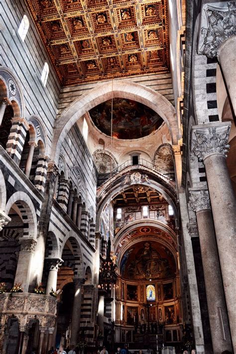 Interior Catedral De Santa Maria Asunta Pisa Italy Pisa Italy