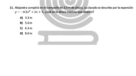 Pregunta 11 Matemáticas Guía EXACER COLBACH 2023 YouTube