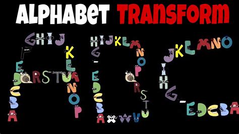 Alphabet Lore Snakes Transform From All Letters A Z Part Youtube