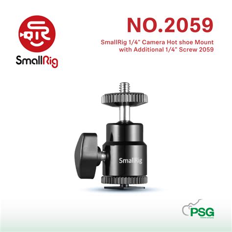 SmallRig Camera Hot Shoe Mount With Additional Screw Shopee Thailand