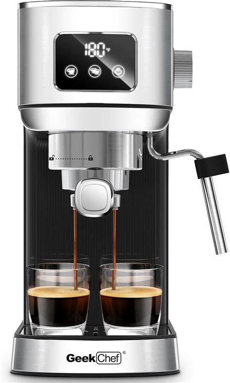 Amazon Geek Chef Espresso Machine 20 Bar Coffee Machine Fast