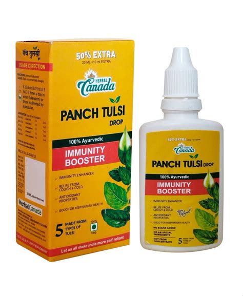 Herbal Canada Panch Tulsi Drop 30 ML Packaging Type Bottle At Rs 195