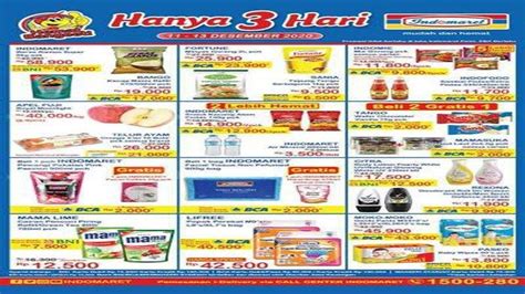 KATALOG Promo Indomaret Terbaru Desember 2020 Hanya 3 Hari Banyak