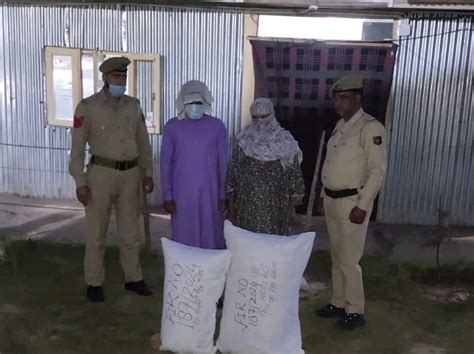 Woman Among Two Drug Peddlers Arrested In Budgam Police Rising Kashmir