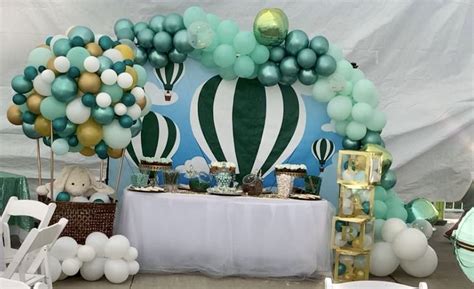 Hot Air Balloon Baby Shower Decor Baby Shower Decorations Birthday Decorations Hot Air