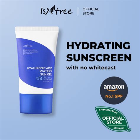 Isntree Hyaluronic Acid Watery Sun Gel 50ml Shopee Singapore