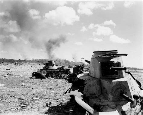 Peleliu Airfield Japanese Light Tank