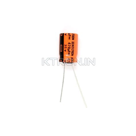 Buy 35V 470uF Electrolytic Capacitor 10x16mm Keltron KTRON India