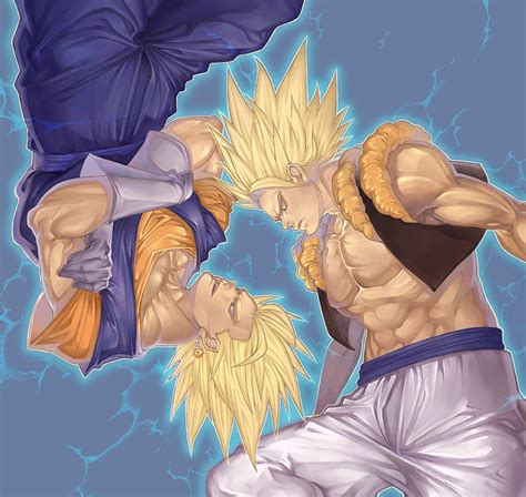 Gogeta And Vegetto Dragon Ball And 1 More Drawn By Katsutake Danbooru