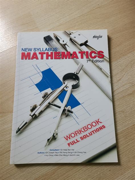 Workbook Full Solutions Shinglee New Syllabus Mathematics 7th