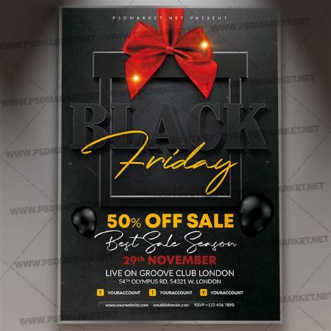 Download Black Friday Event Flyer Psd Template Psdmarket