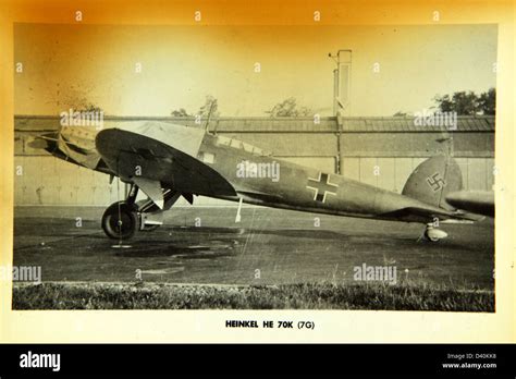 Heinkel He 70 Stock Photo Alamy