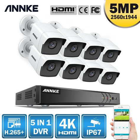 Sannce 8ch 5mp N Super Hd Video Security System H 264 Dvr With 4x 8x