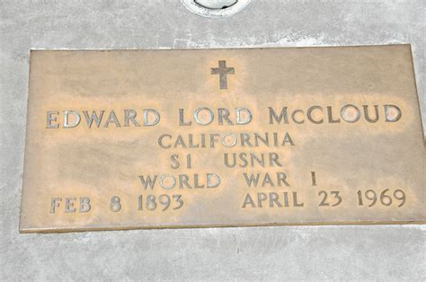 Edward Lord Mccloud 1893 1969 Find A Grave Memorial