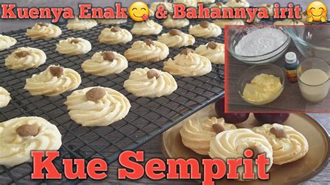 Resep Dan Cara Membuat Kue Semprit Youtube