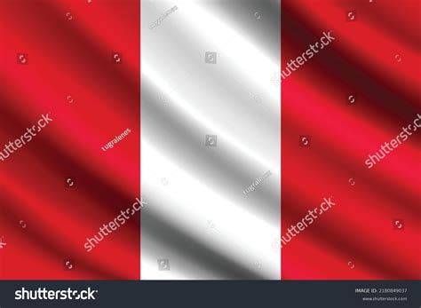 Flag Peru Independence Day National Day Stock Vector (Royalty Free ...