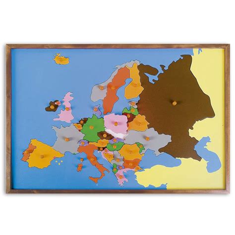 El Mapa Puzzle De Europa Didaplay