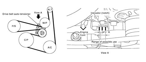 Belt Diagram For A Nissan Altima Nissan Altima B