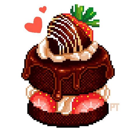 Pixelins By Dana Pixel Art Food Pixel Art Design Anime Pixel Art