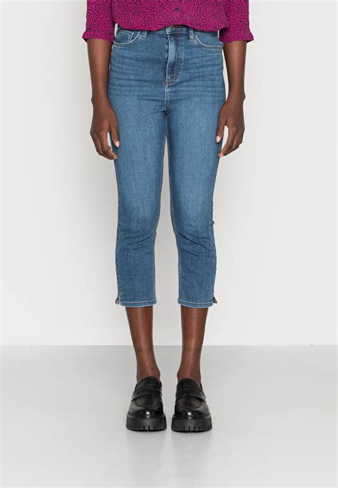 Marks And Spencer Crop Skinny Jeans Skinny Fit Medium Indigo Blauw Denim Bluedenim Zalando Be