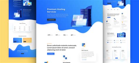 Get A FREE Vibrant Hosting Company Layout Pack For Divi