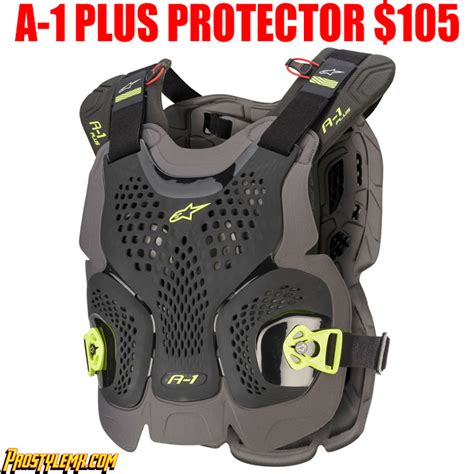 Alpinestars A Plus Chest Protector Black Flo Yel Pro Style Mx