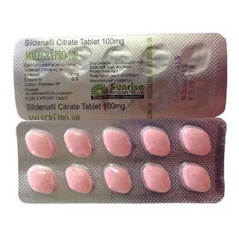 Malegra Pro Mg Sildenafil Citrate Tablets At Rs Stripe Ed