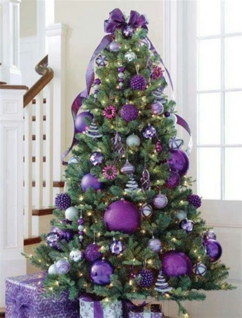 Beautiful Purple Christmas Tree Decorations Ideas Magment