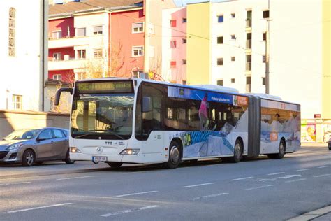 Azzk Citaro Facelift Nr Am Bei Der Durchfahrt Beim Bahnhof