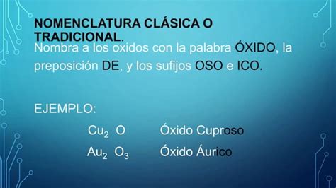 QUIMICA INORGANICA TEMA OXIDOS METALICOS Pptx Descarga Gratuita