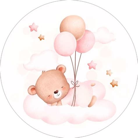 Premium Vector Watercolor Illustration Cute Baby Bear And Balloons