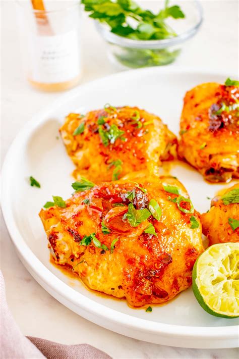 Honey Chipotle Chicken Thighs | The Clean Eating Couple