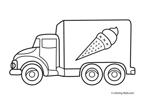 Truck Drawing For Kids at PaintingValley.com | Explore collection of ...