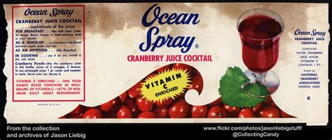 Ocean Spray Cranberry Juice Cocktail Can Jar Label G Flickr