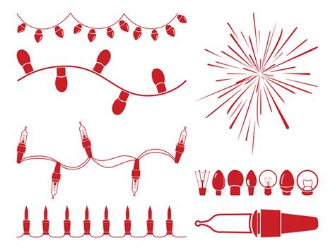 Christmas Lights Graphics Vector Art & Graphics | freevector.com