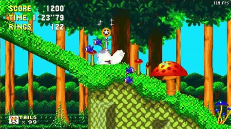 Sonic 3 Angel Island Revisited Mushroom Hill As Hyper Tails Youtube