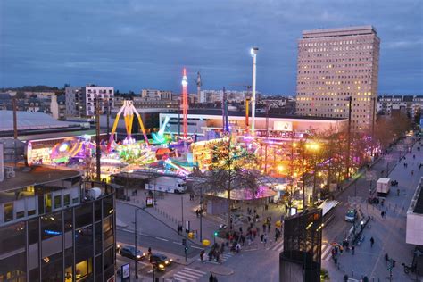 Fête foraine de Rennes 2024 manèges et attractions en famille