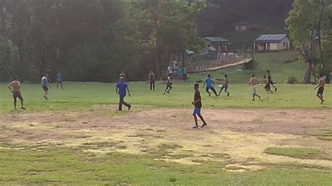 East Garo Hills Deputy Commissioner Playing Football With The Villagers