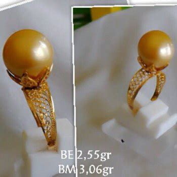 Jual Cincin Emas Mutiara Air Laut 159 Di Lapak Khaura Pearl Lombok