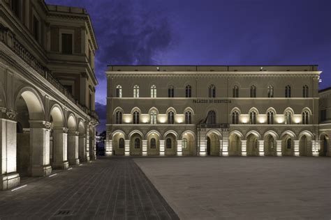 L L Luce Light Luminaires Illuminate Piazza San Giustino In Chieti