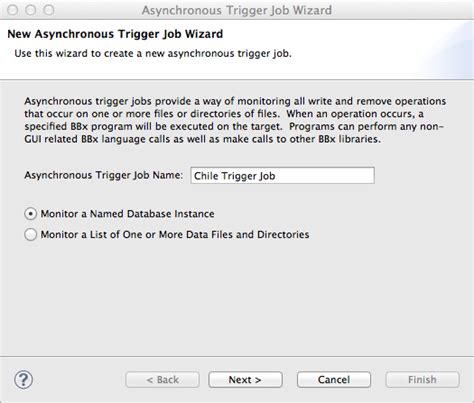 Em File System Asynchronous Triggers