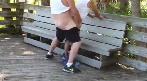 Older Gays Have Sex In Public Park