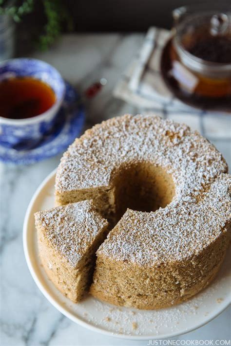 Earl Grey Chiffon Cake アールグレイシフォンケーキ • Just One Cookbook