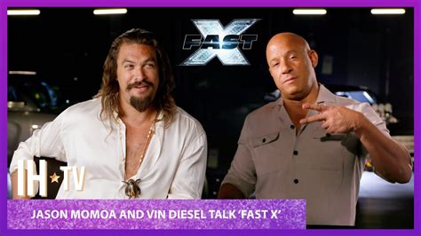 Vin Diesel And Jason Momoa Interview Fast X 2023 Youtube