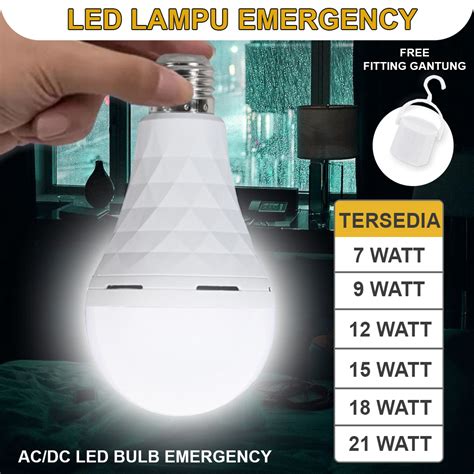 Jual Lampu Bohlam Emergency Led Bulb Provi By Myvo Magic W W W