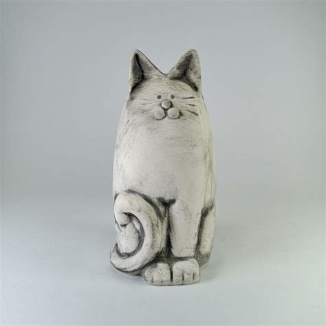 Dirty Ceramic Cat Ceramic Cat Cat Figure Cat Ornament Etsy