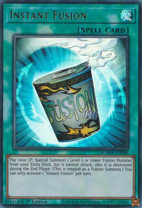 Mama En080 Instant Fusion Yu Gi Oh