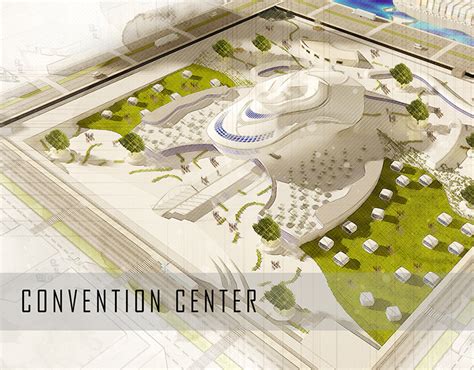 convention center on Behance