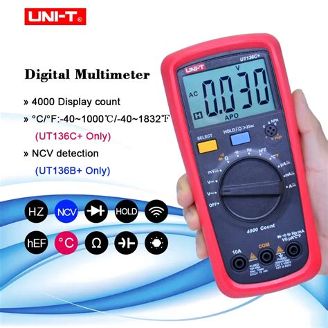 Mult Metro Digital Uni T Ut B Ut C Volt Metro Ac Dc